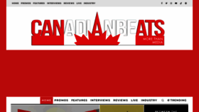 What Canadianbeats.ca website looks like in 2024 