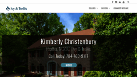 What Christenburyrealestate.com website looks like in 2024 