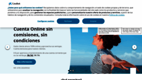 What Caixabank.es website looks like in 2024 