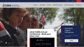 What Cobis.org.uk website looked like in 2024 (1 year ago)