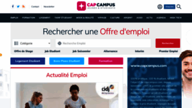 What Capcampus.com website looks like in 2024 