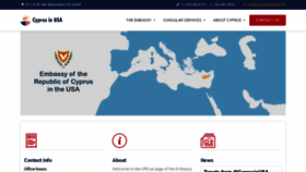 What Cyprusembassy.net website looks like in 2024 
