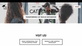 What Cattownoakland.org website looks like in 2024 