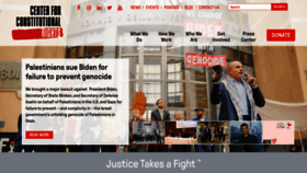 What Ccrjustice.org website looks like in 2024 
