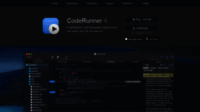 What Coderunnerapp.com website looks like in 2024 