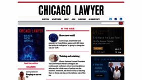 What Chicagolawyermagazine.com website looks like in 2024 