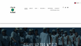 What Cleanuptheworld.org website looks like in 2024 