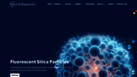 What Cd-bioparticles.com website looks like in 2024 