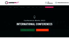 What Conferencenext.com website looks like in 2024 