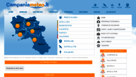What Campaniameteo.it website looks like in 2024 