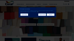 What Coral.com.br website looks like in 2024 