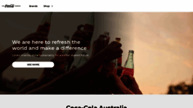 What Coca-colajourney.com.au website looks like in 2024 