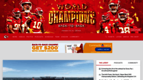 What Chiefs.com website looks like in 2024 