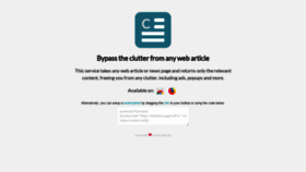 What Clearthis.page website looked like in 2024 (1 year ago)