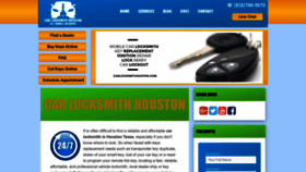 What Carlocksmithouston.com website looks like in 2024 