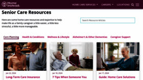 What Caregiverstress.com website looks like in 2024 