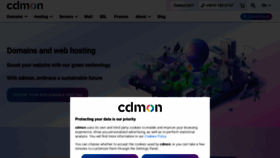 What Cdmon.com website looks like in 2024 