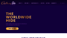 What Cadbury.co.uk website looks like in 2024 