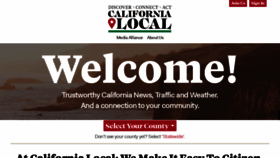 What Californialocal.com website looks like in 2024 