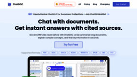 What Chatdoc.com website looks like in 2024 