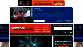 What Campustechnology.com website looks like in 2024 