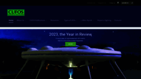 What Cufos.org website looks like in 2024 