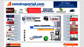 What Construportal.com website looks like in 2024 