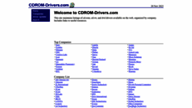 What Cdrom-drivers.com website looks like in 2024 
