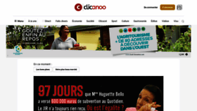 What Clicanoo.com website looks like in 2024 
