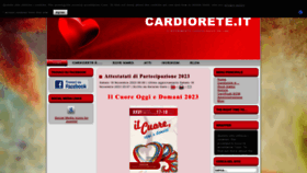 What Cardiorete.it website looks like in 2024 