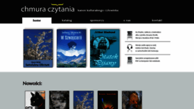 What Chmuraczytania.pl website looked like in 2024 (1 year ago)