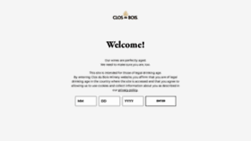 What Closdubois.com website looks like in 2024 