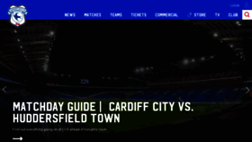 What Cardiffcityfc.co.uk website looks like in 2024 