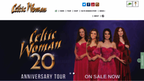 What Celticwoman.com website looks like in 2024 