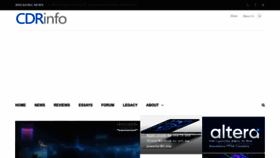 What Cdrinfo.com website looks like in 2024 