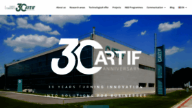 What Cartif.com website looks like in 2024 