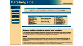 What Cafebelga.be website looks like in 2024 