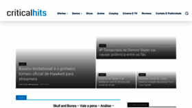 What Criticalhits.com.br website looks like in 2024 