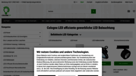 What Cologne-led.de website looks like in 2024 