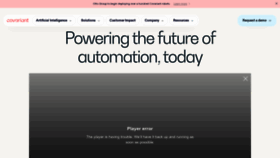 What Covariant.ai website looks like in 2024 