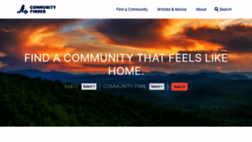 What Communityfinder.com website looks like in 2024 