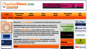 What Charitiesdirect.com website looked like in 2011 (12 years ago)