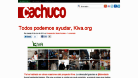 What Cachuco.com website looked like in 2011 (12 years ago)