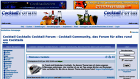What Cocktail-community.de website looked like in 2011 (12 years ago)
