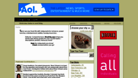 What Dinesite.com website looked like in 2011 (12 years ago)