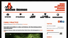 What Decordemon.com website looked like in 2011 (12 years ago)