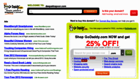 What Deepakkapoor.com website looked like in 2011 (12 years ago)