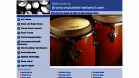 What Drumcorpsinternational.com website looked like in 2011 (12 years ago)