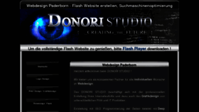 What Donori.com website looked like in 2011 (12 years ago)