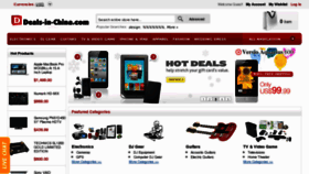 What Deals-in-china.com website looked like in 2012 (12 years ago)